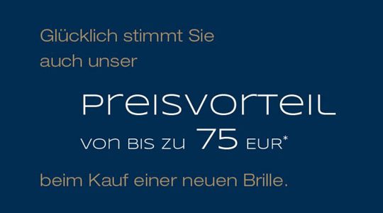 Sehen ist für uns Glück
